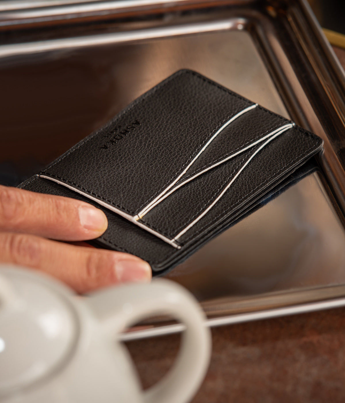 Porte-Cartes Vegan En Champignon (Mycélium)