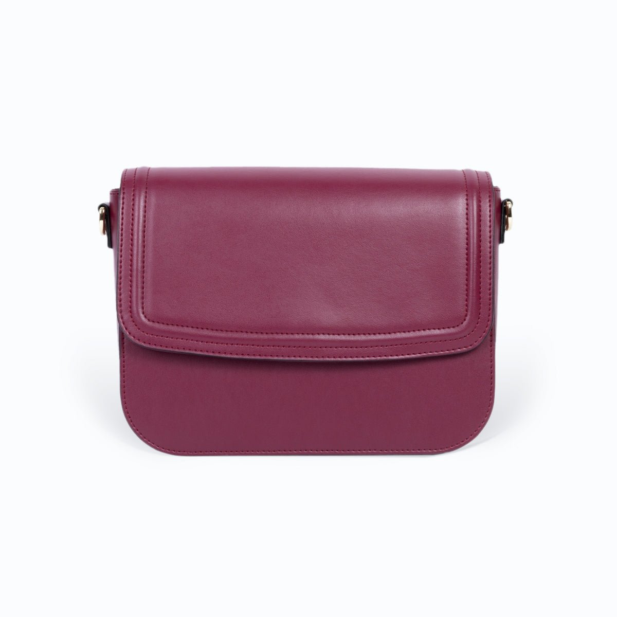 Sac à main vegan bordeaux Brigitte Couture, design chic et intemporel