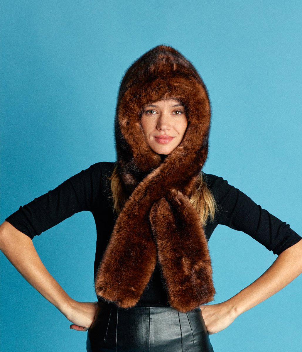 Echarpe en fourrure vegan Suzon