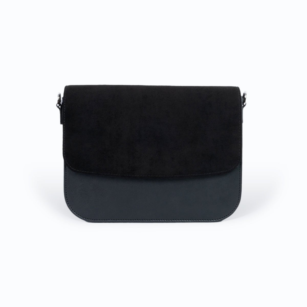 Sac vegan femme Brigitte Oxymore Noir – sac à main en cuir de pomme Uppeal™