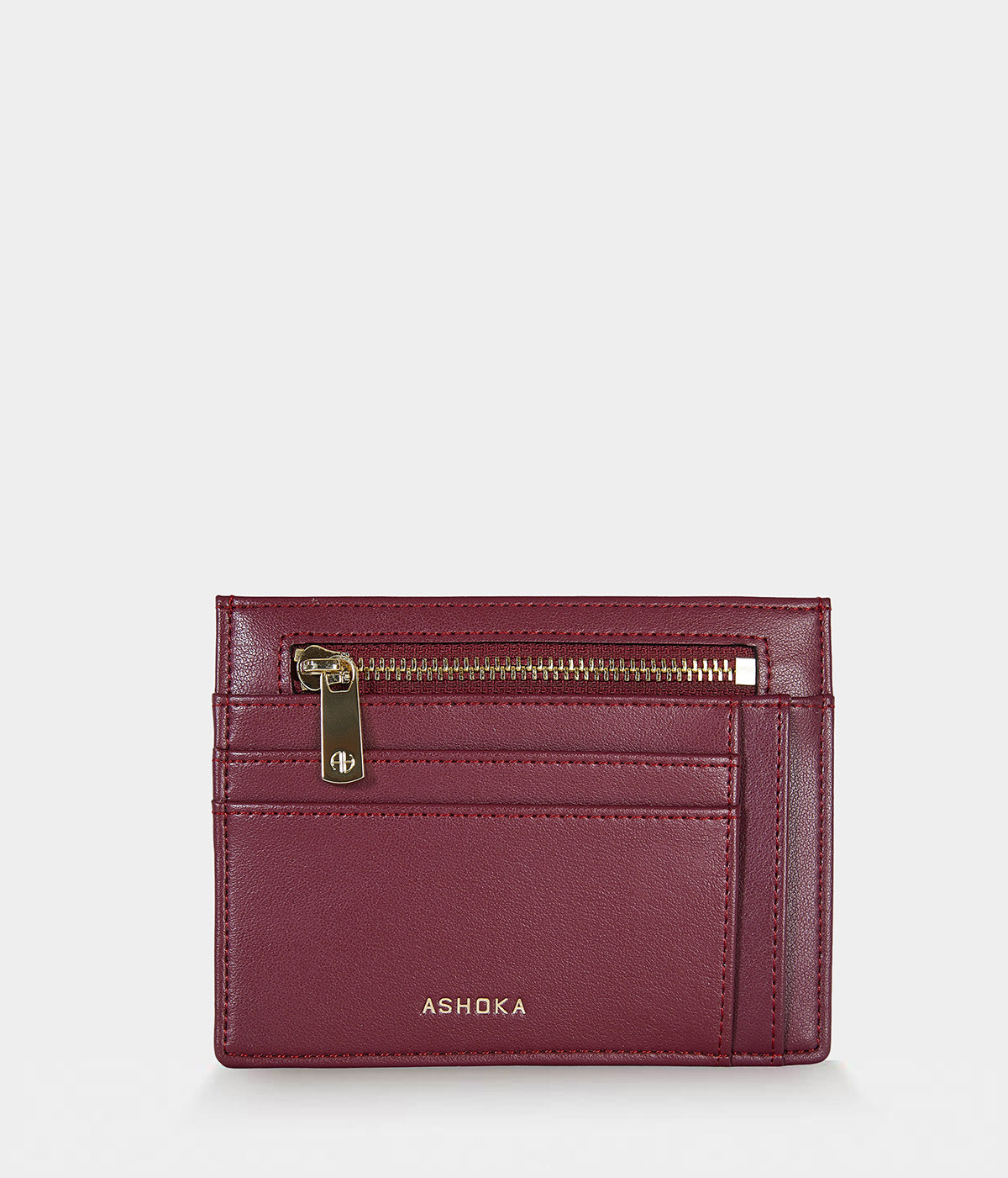 Porte-cartes Vegan Apple Skin Bordeaux - Ashoka Paris - News Directory 3