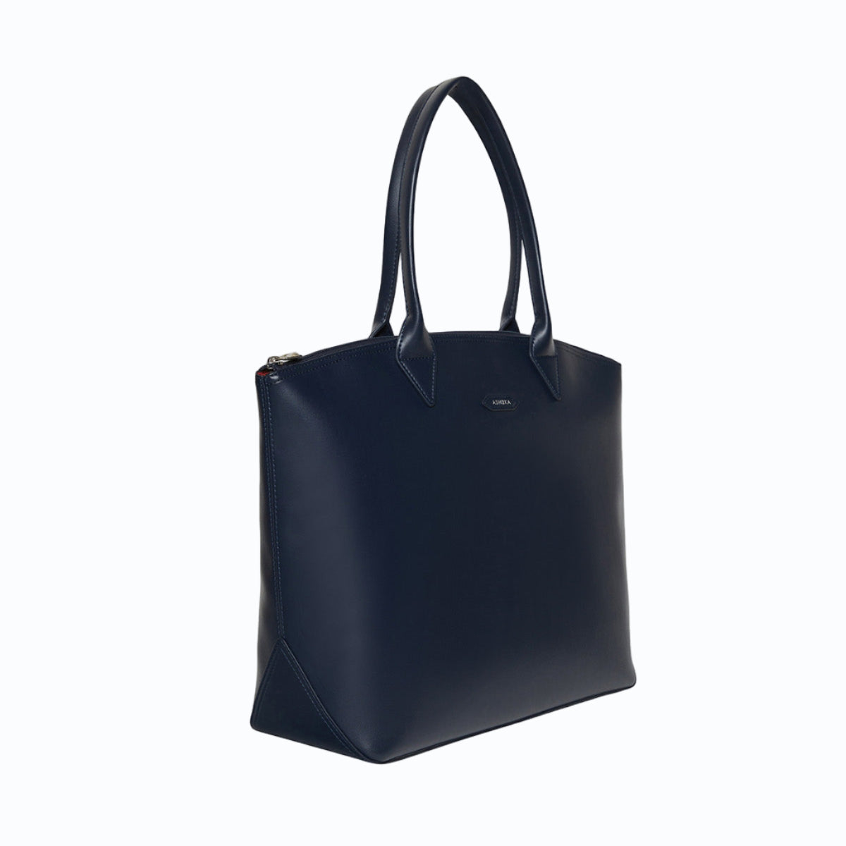 Sac cabas vegan pour femme Jolly Apple Skin bleu marine, sans cuir, éthique, écoresponsable, écologique, recyclé et sans cruauté