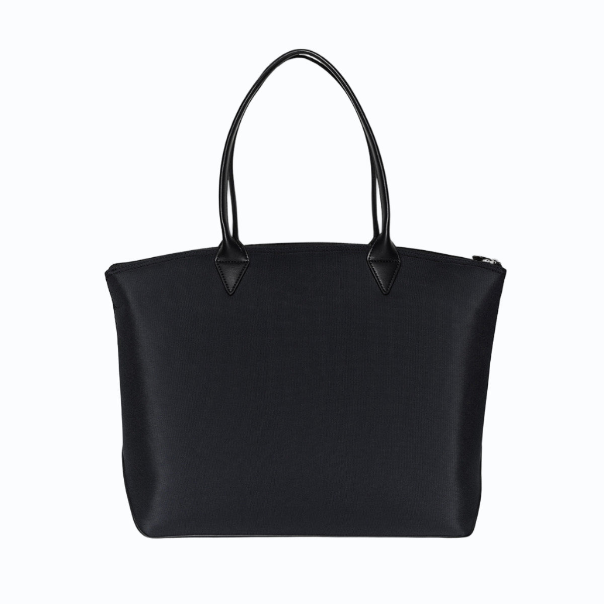 Sac cabas vegan pour femme Jolly Apple Skin et Nylon recyclé noir sans cuir, éthique, écoresponsable, écologique, recyclé et sans cruauté