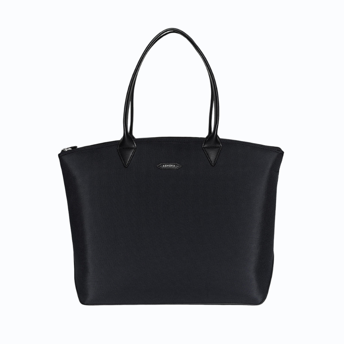 Sac cabas vegan pour femme Jolly Apple Skin et Nylon recyclé noir sans cuir, éthique, écoresponsable, écologique, recyclé et sans cruauté