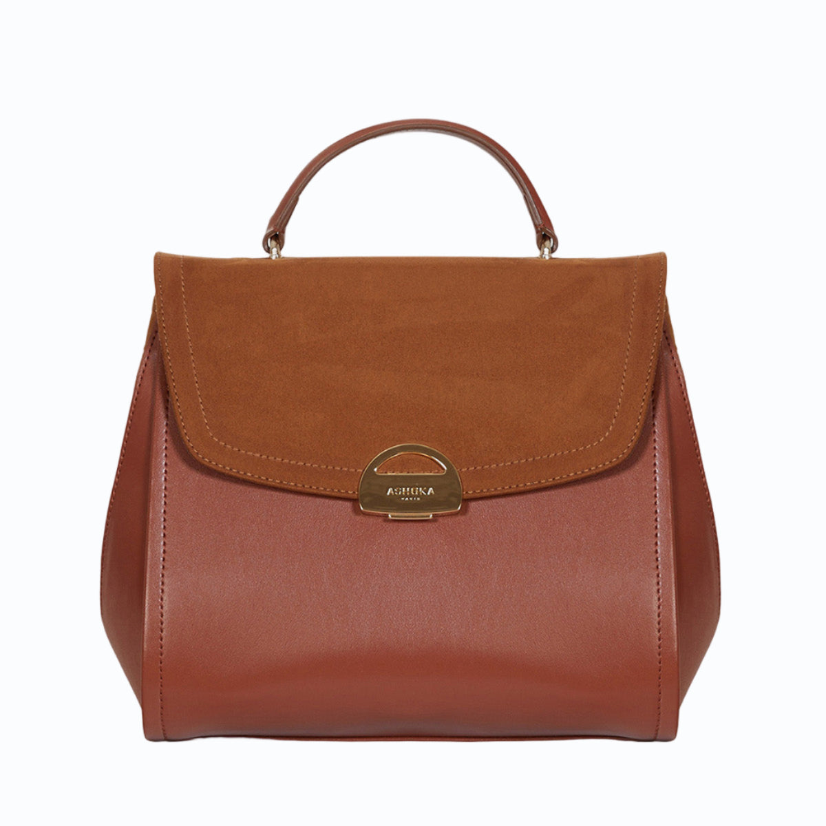 Sac à main vegan Paname oxymore Apple skin camel - éthique, écoresponsable, écologique, recyclé et sans cruauté