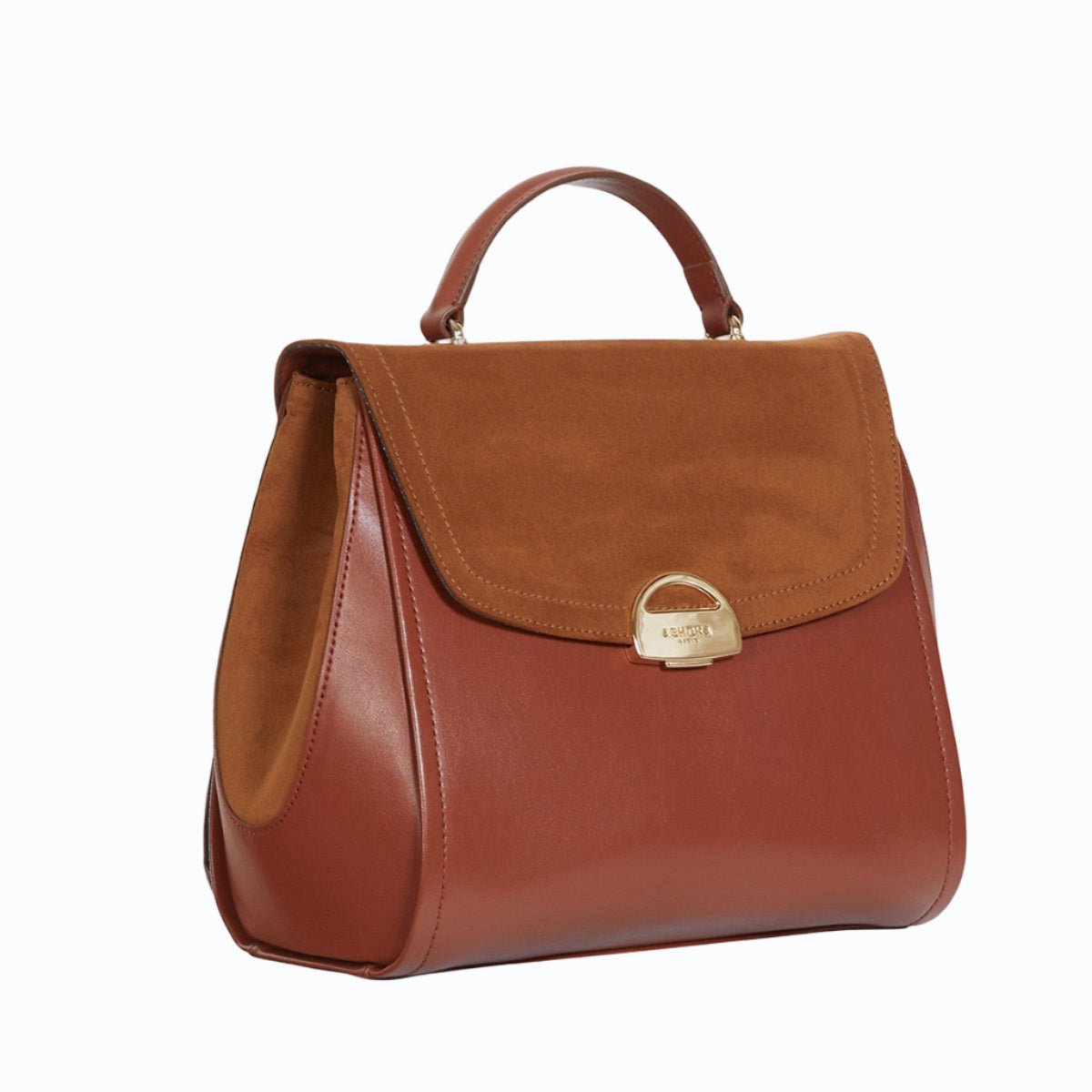 Sac à main vegan Paname oxymore Apple skin camel - éthique, écoresponsable, écologique, recyclé et sans cruauté