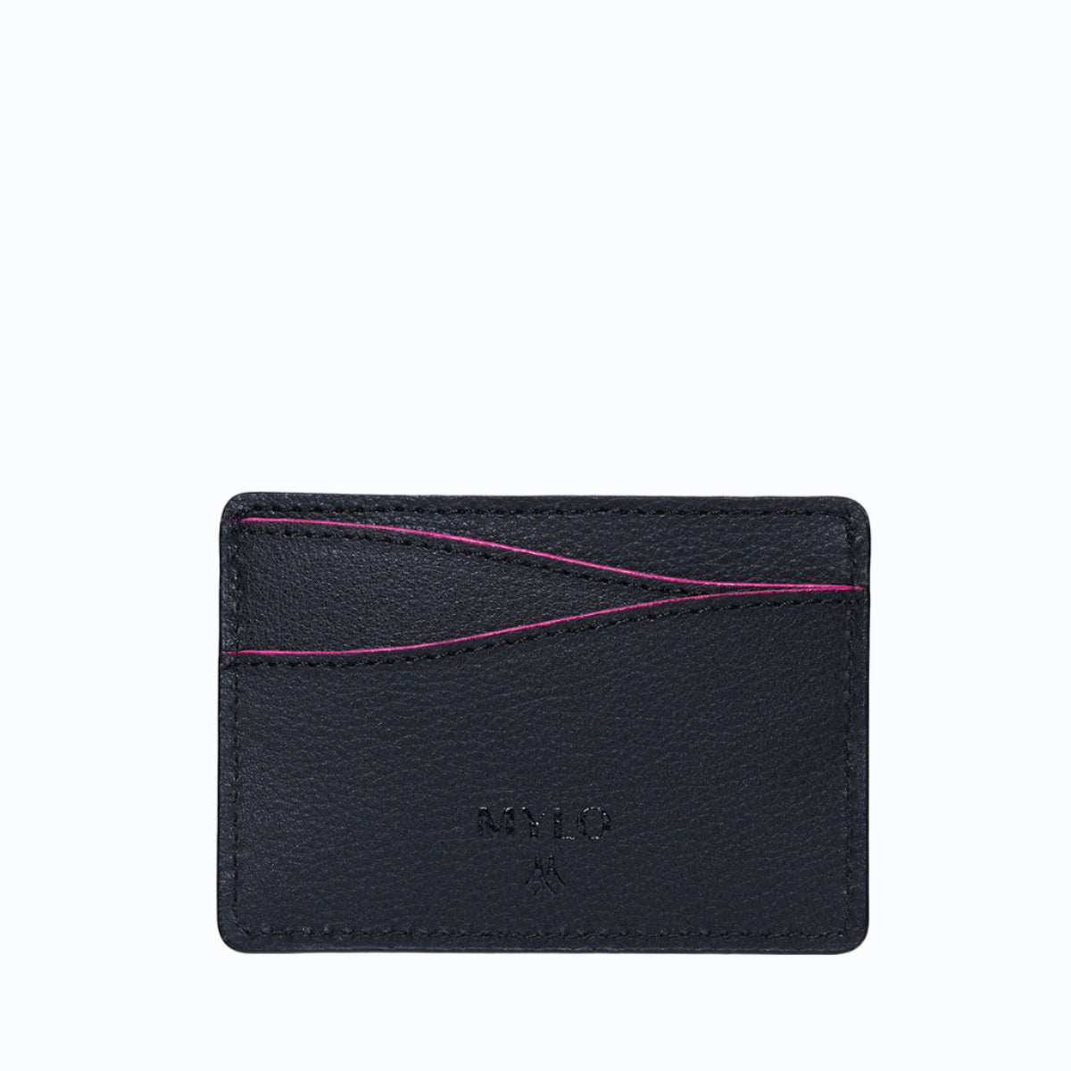 Porte-carte Mylo™️ rose en mycélium, structure souterraine des champignons - éthique, écoresponsable, écologique, durable et sans cruauté