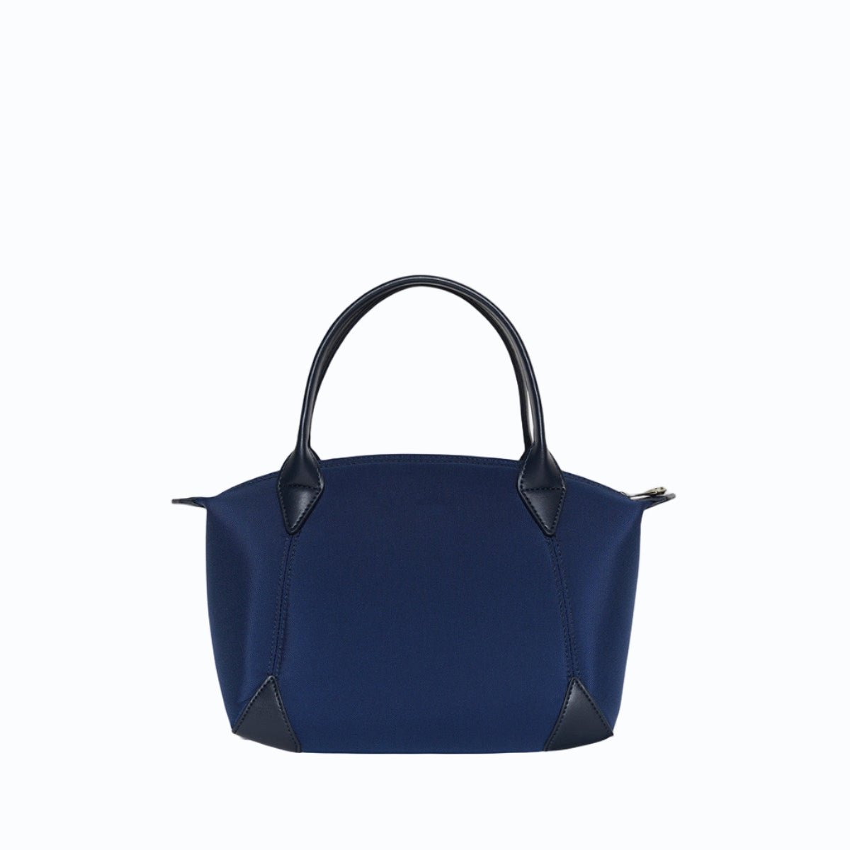 Sac à main vegan pour femme Pretty Apple Skin et Nylon recyclé bleu marine, sans cuir, éthique, écoresponsable, écologique, recyclé et sans cruauté