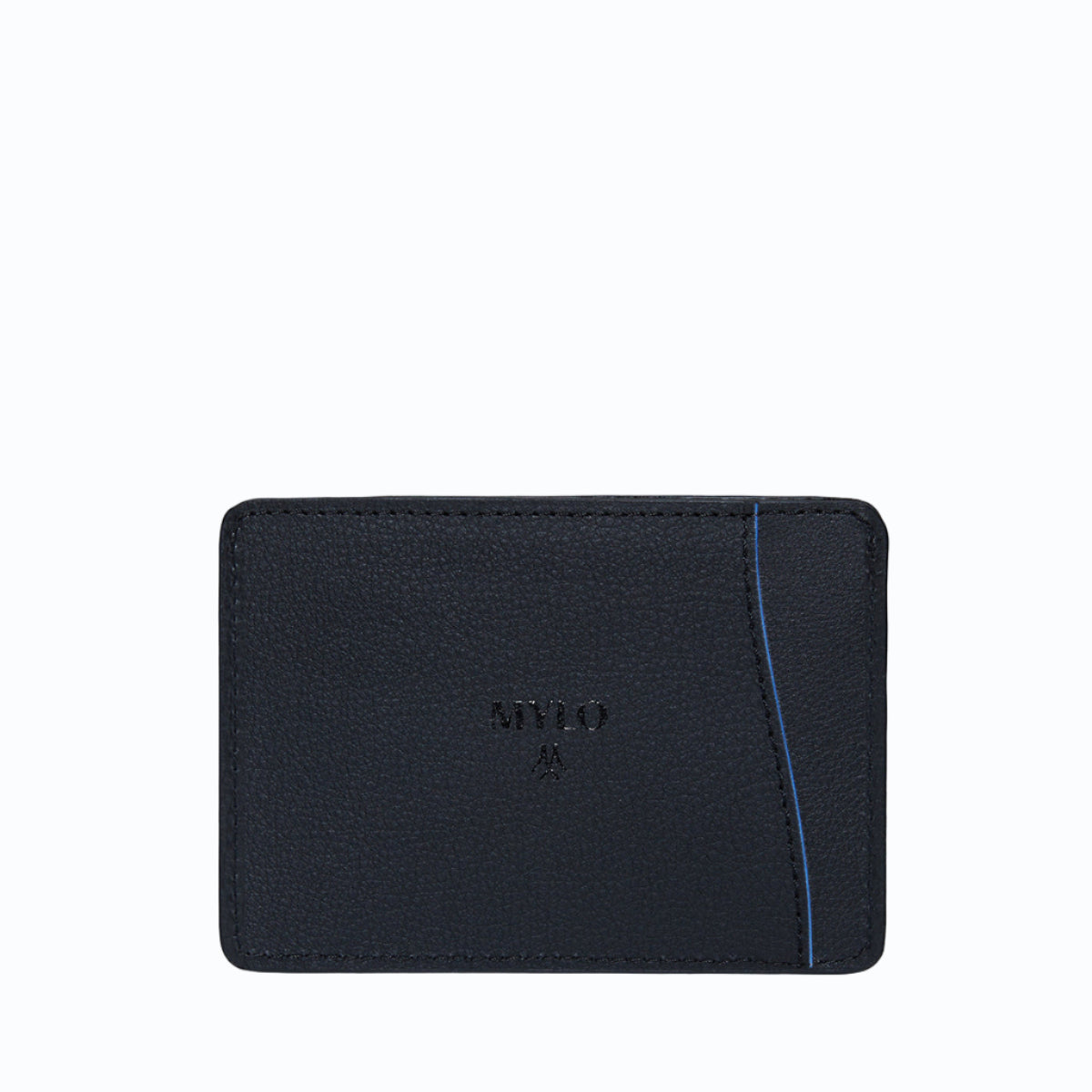 Grand porte-carte Mylo™️ bleu en mycélium, structure souterraine des champignons - éthique, écoresponsable, écologique, durable et sans cruauté