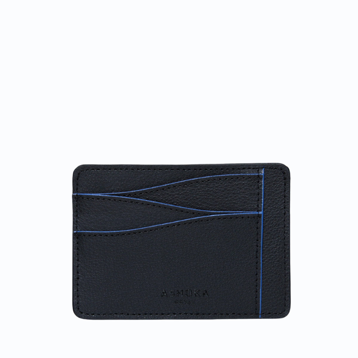 Grand porte-carte Mylo™️ bleu en mycélium, structure souterraine des champignons - éthique, écoresponsable, écologique, durable et sans cruauté