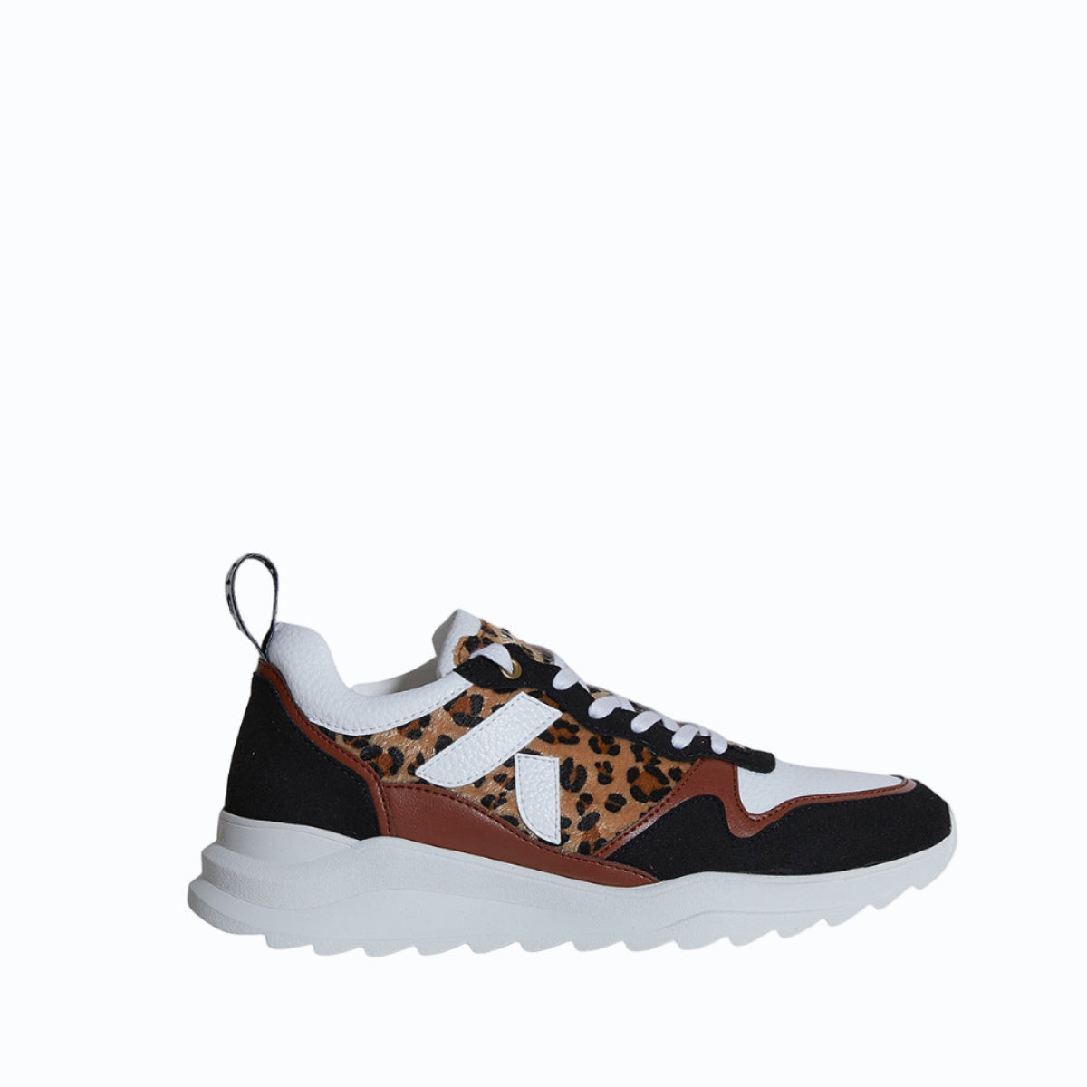 Sneaker vegan Lewis Léopard – chaussure running éthique biosourcée et recyclée