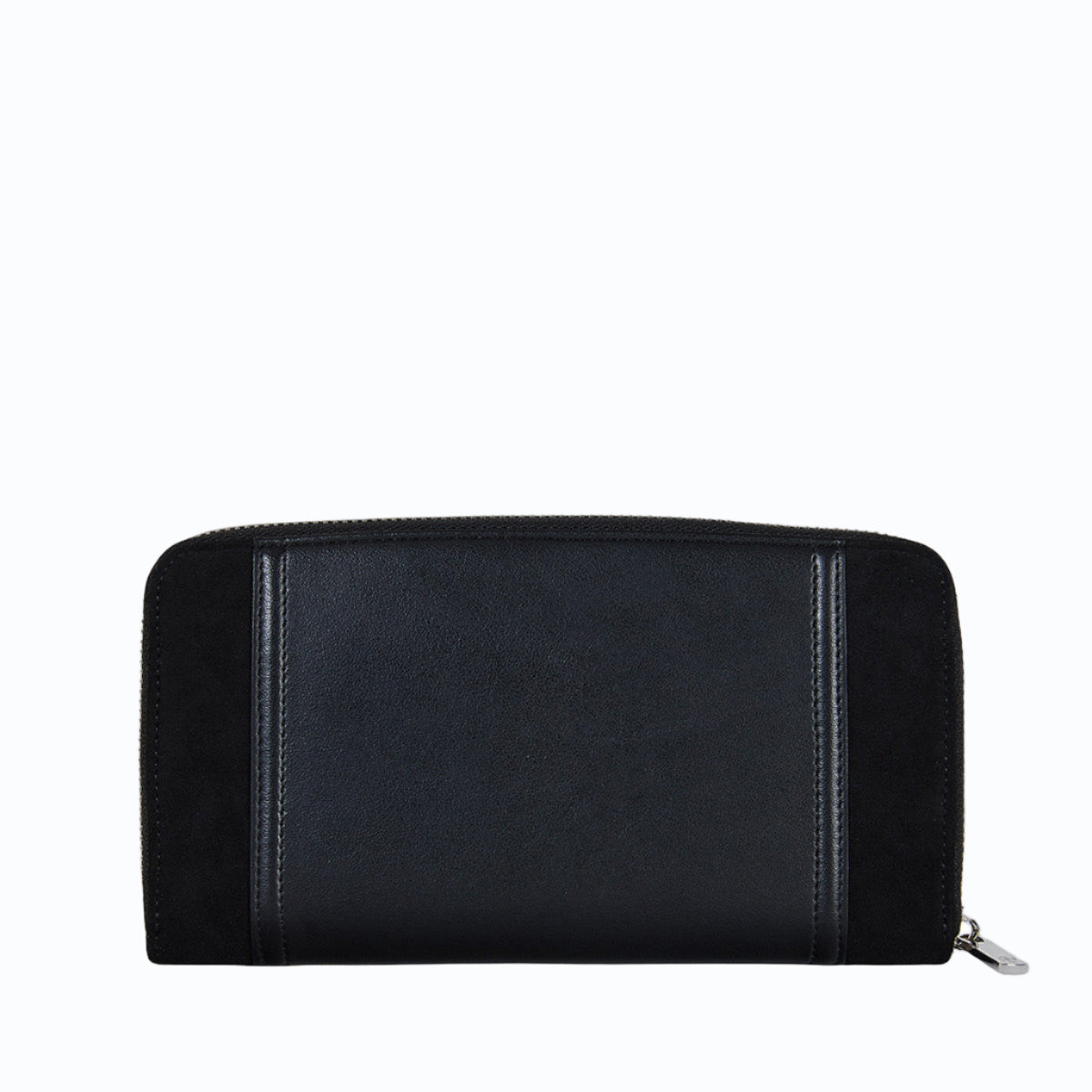 Portefeuille-Compagnon vegan Apple Skin Oxymore noir, Haute maroquinerie écoresponsable et végane