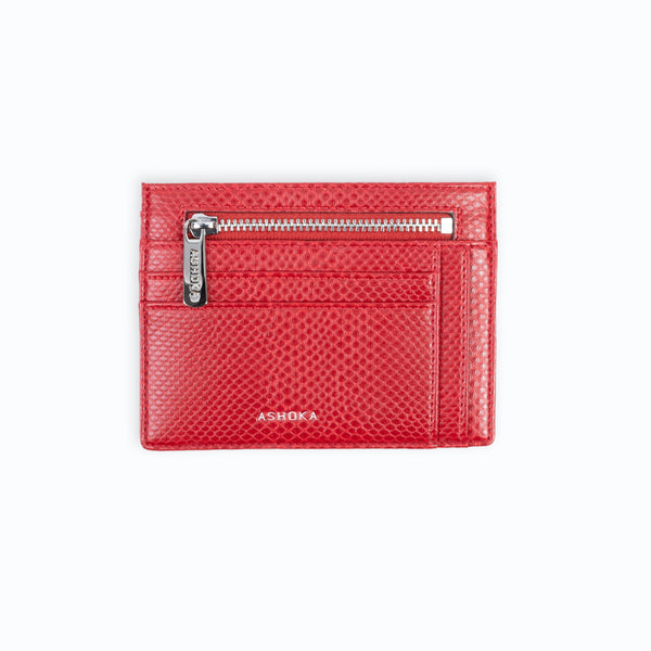 Rot Eidechse Zip-Kartenhalter Uppeal™