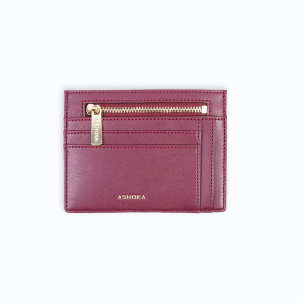Bordeaux Zip-Kartenhalter Uppeal™