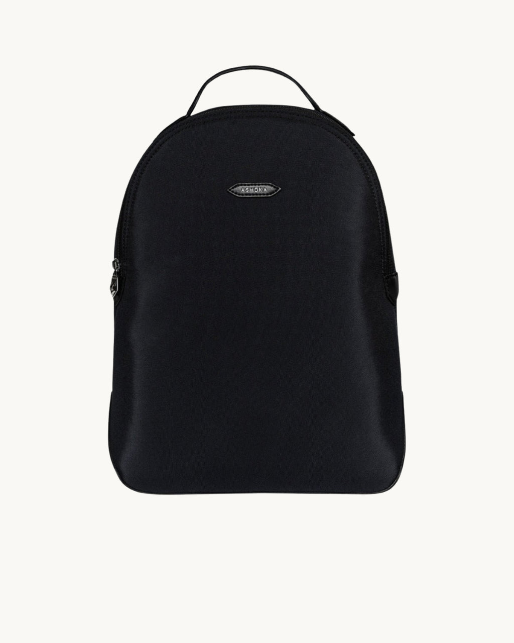 Sac à dos Lively Noir en Uppeal et Nylon, à base de pomme, vu de face