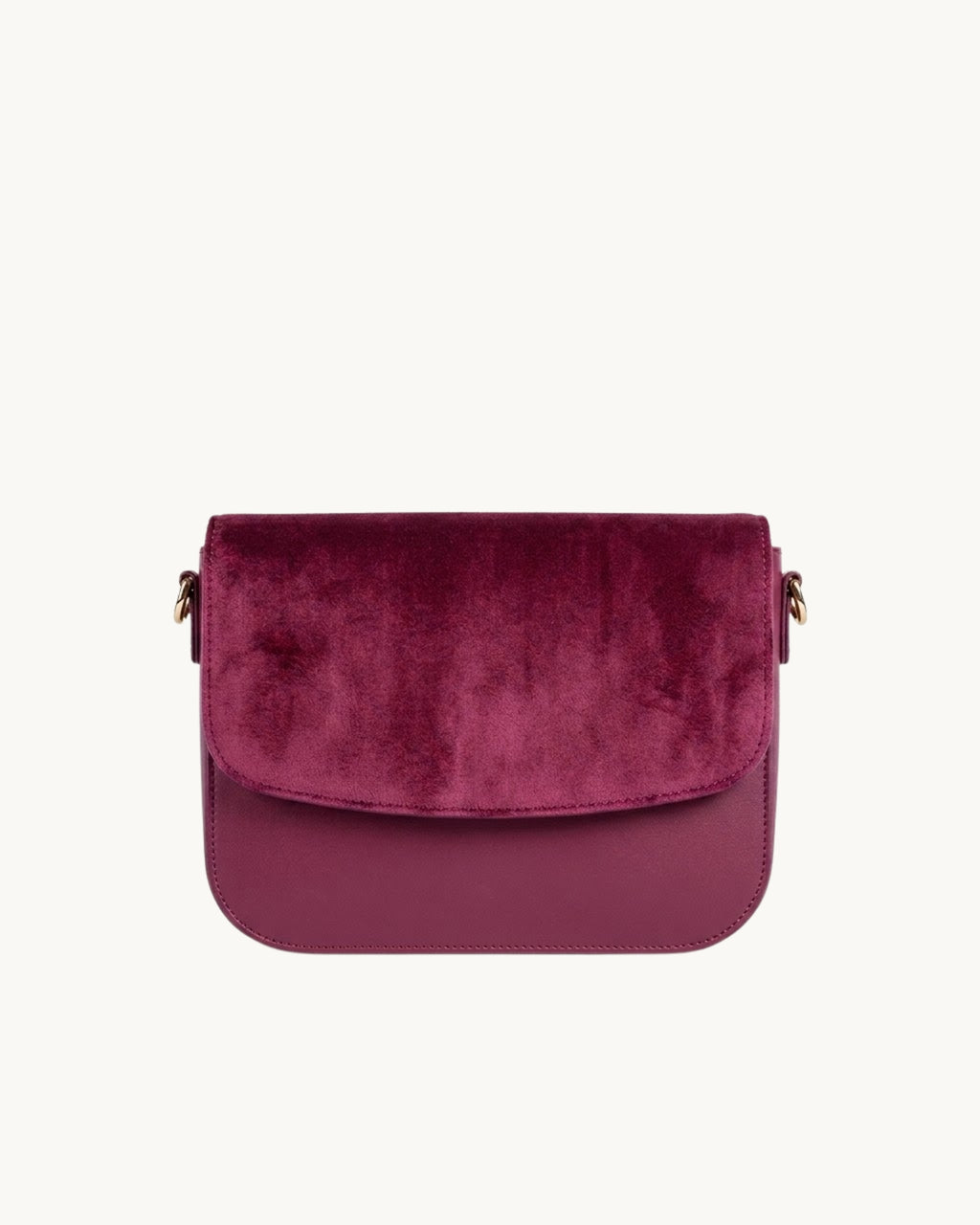 Sac Brigitte Oxymore Bordeaux en Uppeal, à base de pomme, vu de face