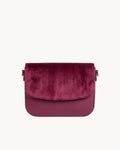 Sac Brigitte Oxymore Bordeaux en Uppeal, à base de pomme, vu de face