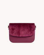 Sac Brigitte Oxymore Bordeaux en Uppeal, à base de pomme, vu de face