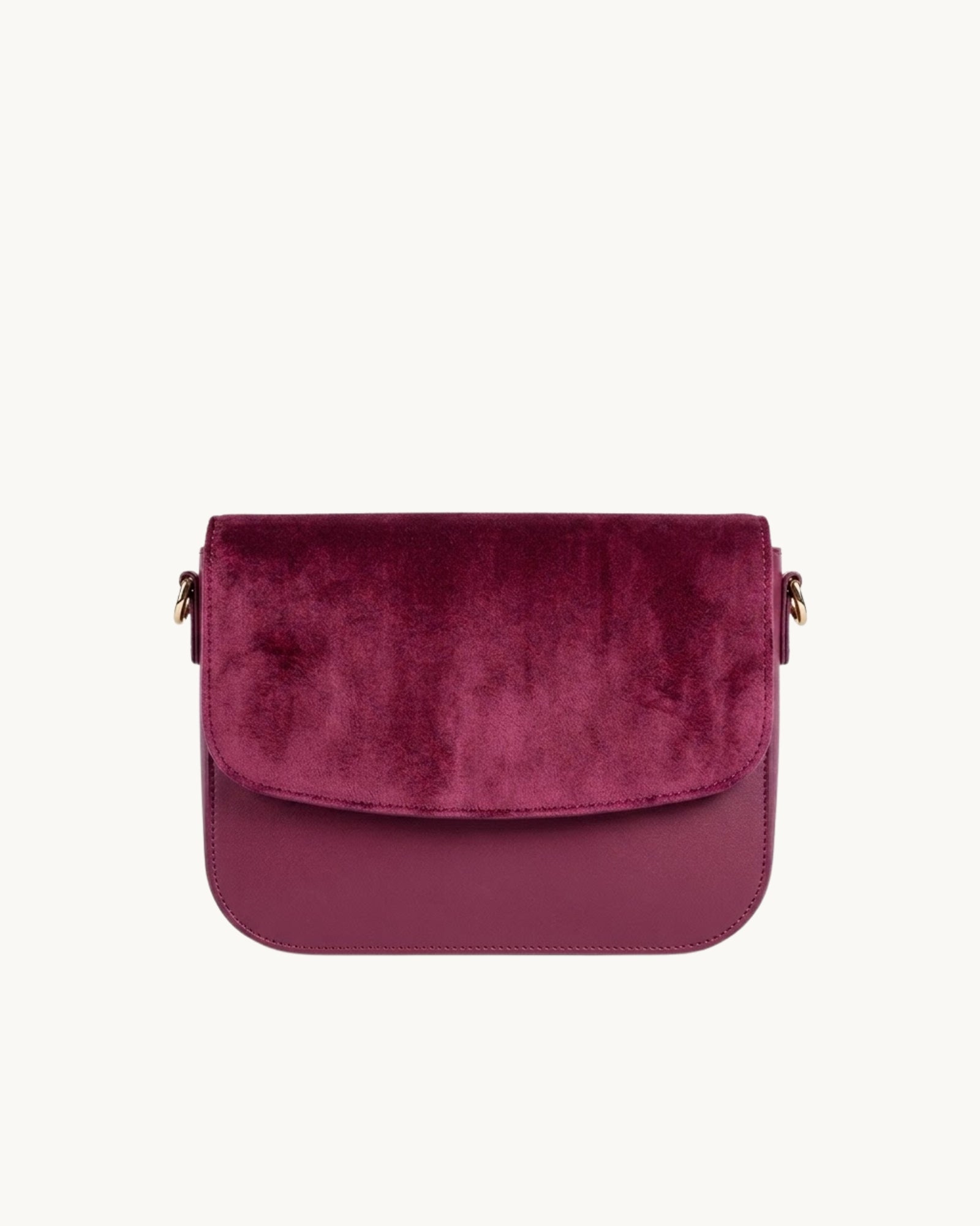 Sac Brigitte Oxymore Bordeaux en Uppeal, à base de pomme, vu de face