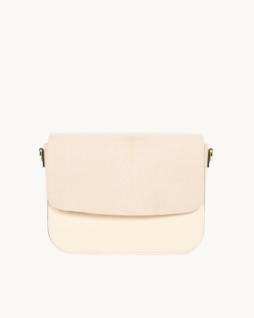 Sac Brigitte Oxymore Sable, à base de bambou, vu de face