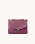 Sac Mini Paname Bordeaux en Uppeal, à base de pomme, vu de face