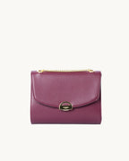 Sac Mini Paname Bordeaux en Uppeal, à base de pomme, vu de face