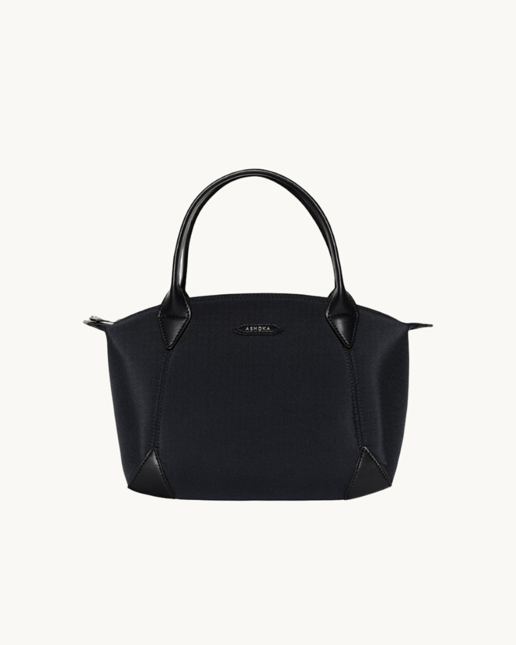 Sac Pretty Noir en Uppeal et nylon, à base de pomme, vu de face