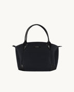 Sac Pretty Noir en Uppeal et nylon, à base de pomme, vu de face