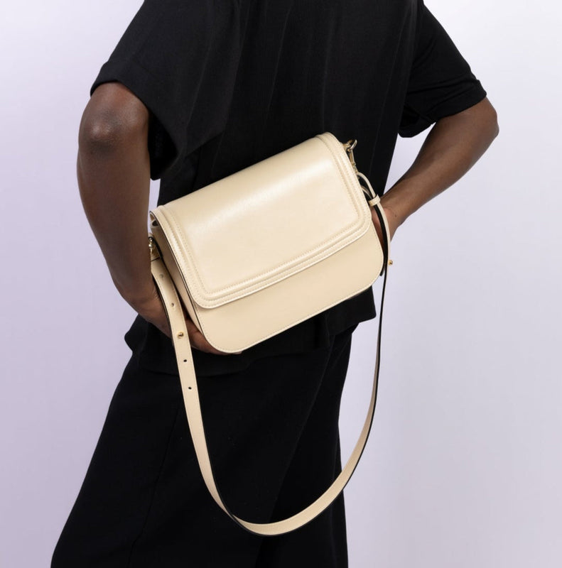 Sac vegan coloris sable en bambou, une première en France