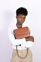 Sac vegan éthique éco-responsable Brigitte Couture Camel nouvelle édition - Ashoka Paris