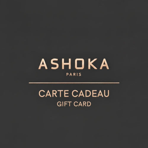 Carte cadeau ashoka paris pour la valeur de votre choix entre 50€ et 500€