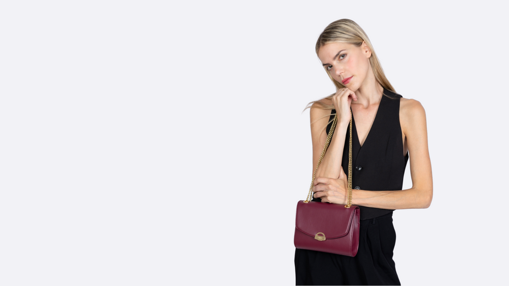 Sac à main maini paname cuir vegan style parisien Ashoka Paris