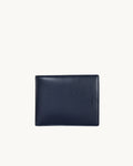Portefeuille Homme Bleu marine en Uppeal, à base de pomme, vu de face