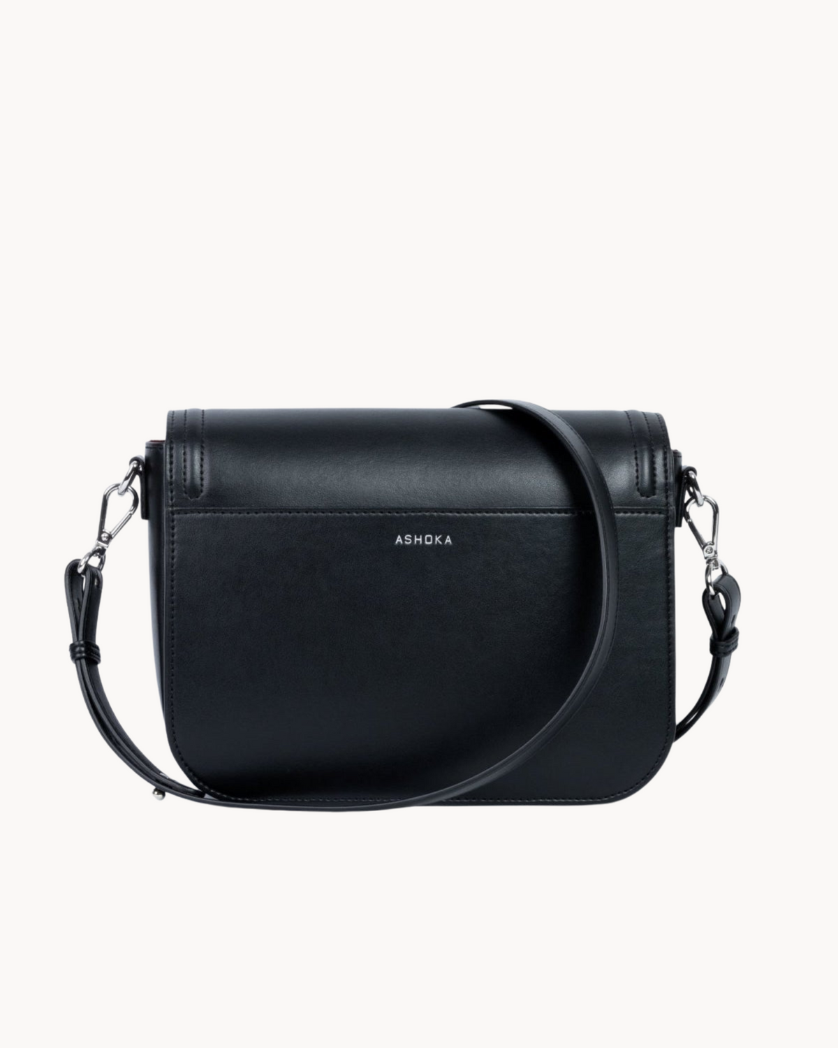 Sac à rabat Brigitte Couture Noir en Uppeal™, vue 3