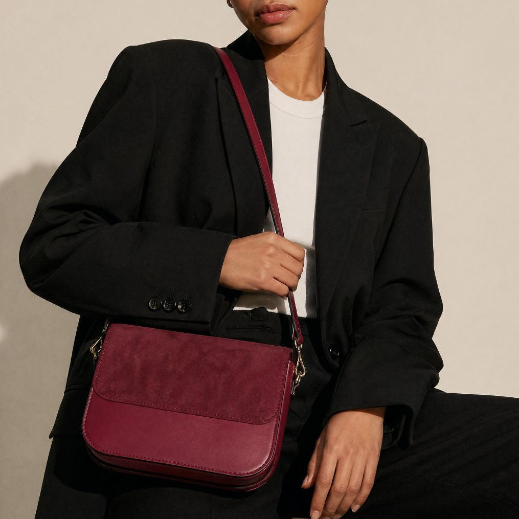 Brigitte Oxymore Uppeal™ Bordeauxrot Tasche