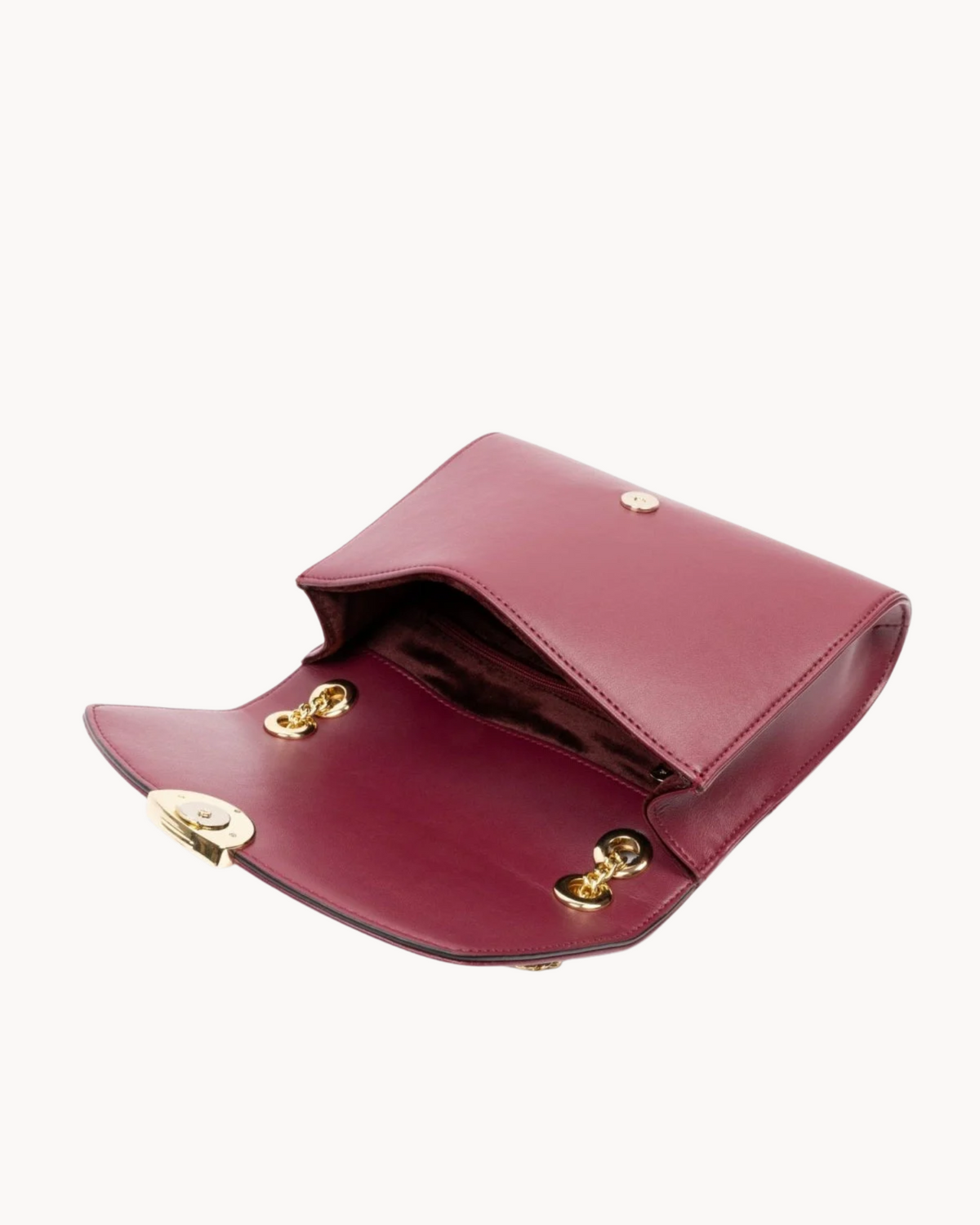 Sac à main Mini Paname Bordeaux en Uppeal™, intérieur avec poche