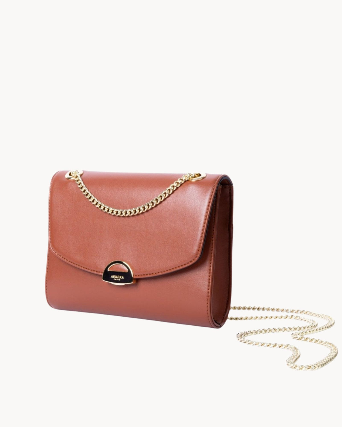 Sac à main Mini Paname Camel en Uppeal™ avec chaîne en laiton, vue 3
