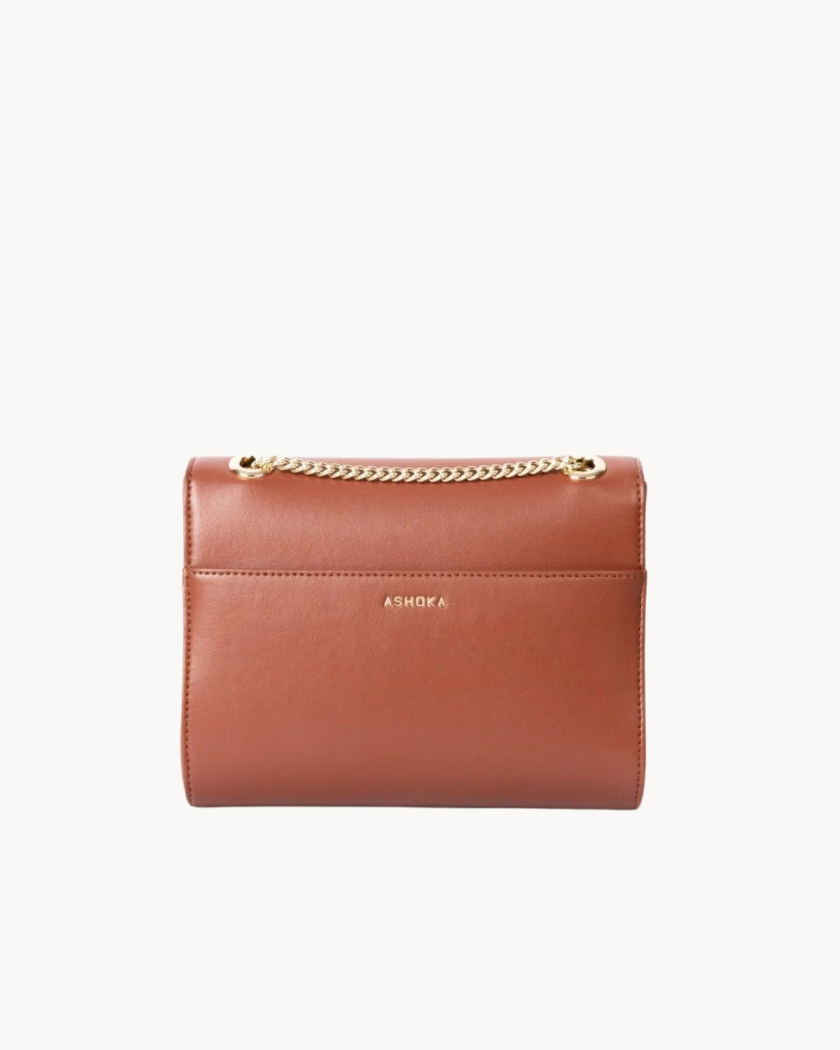 Sac Mini Paname Camel en Uppeal™, à base de pomme, vu de dos