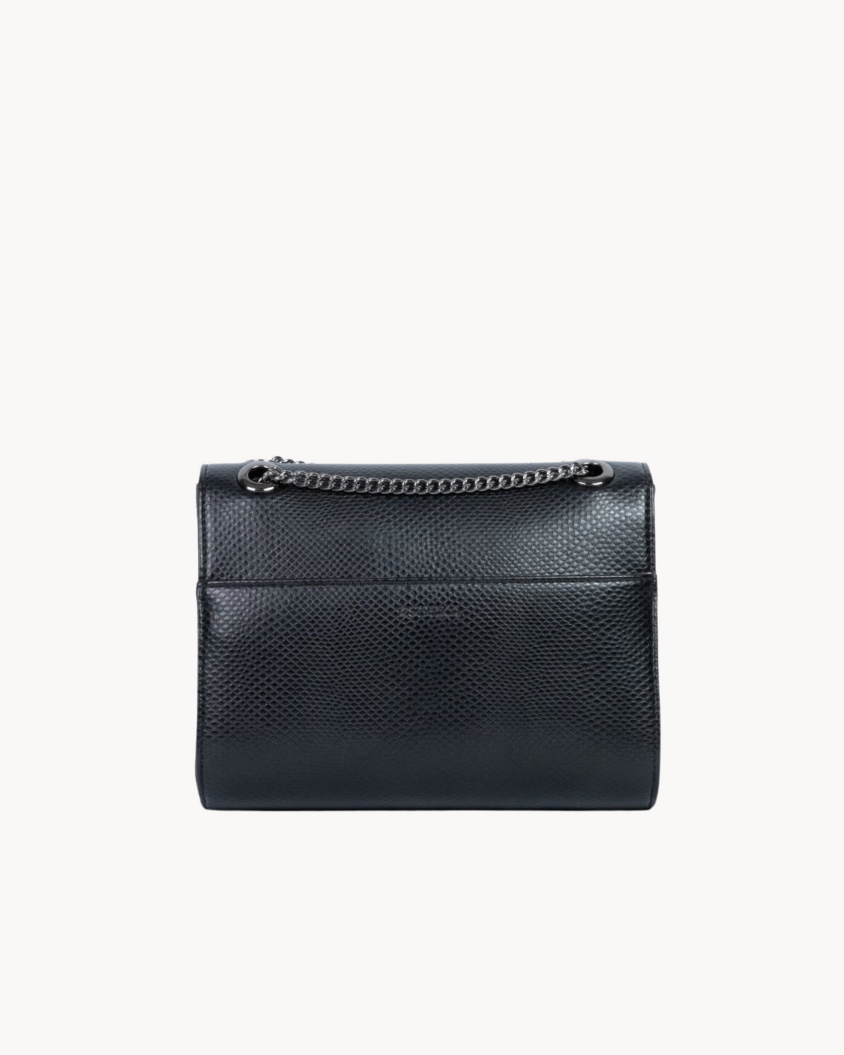 Sac à main Mini Paname Lézard Noir en Uppeal™, vue de dos