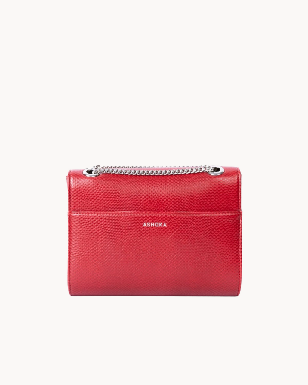 Mini Paname Lézard Rouge – sac bandoulière vegan femme en Uppeal™, maroquinerie éthique Ashoka Paris