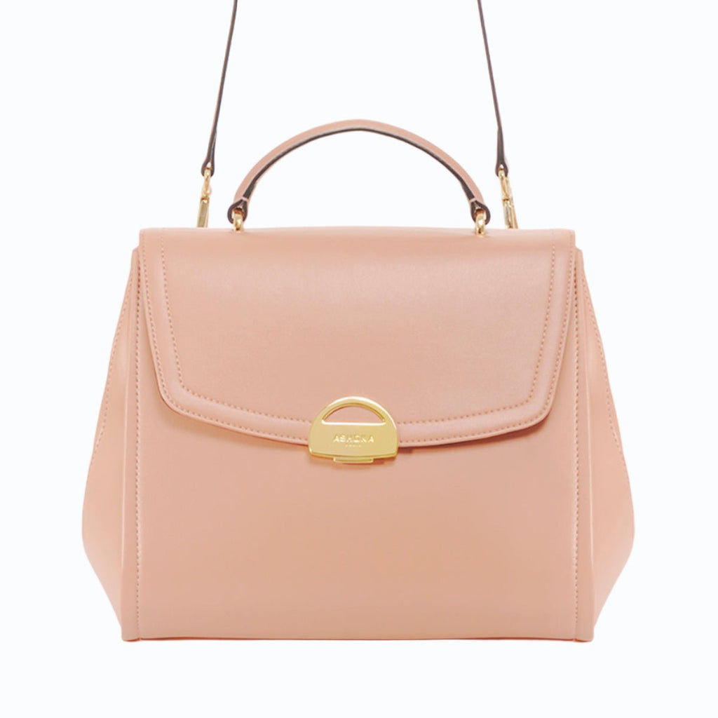 Sac à main Paname nude, peut se porter en bandoulière