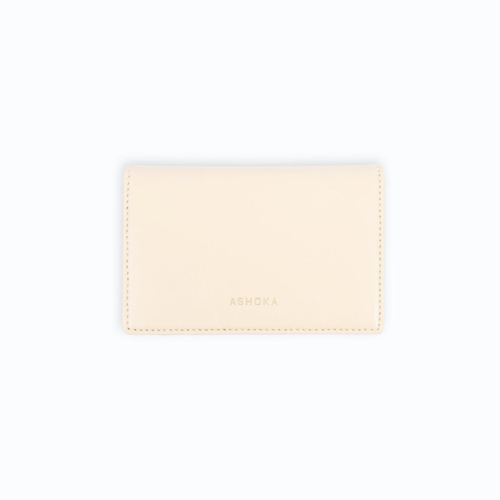 Petit porte-monnaie élégant en cuir vegan de bambou conçu à partir de matières recyclées et biosourcées