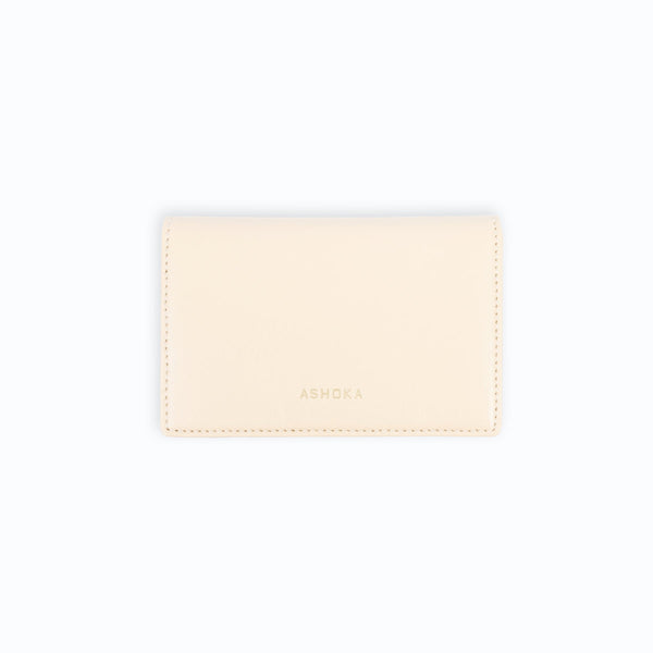 Petit porte-monnaie élégant en cuir vegan de bambou conçu à partir de matières recyclées et biosourcées