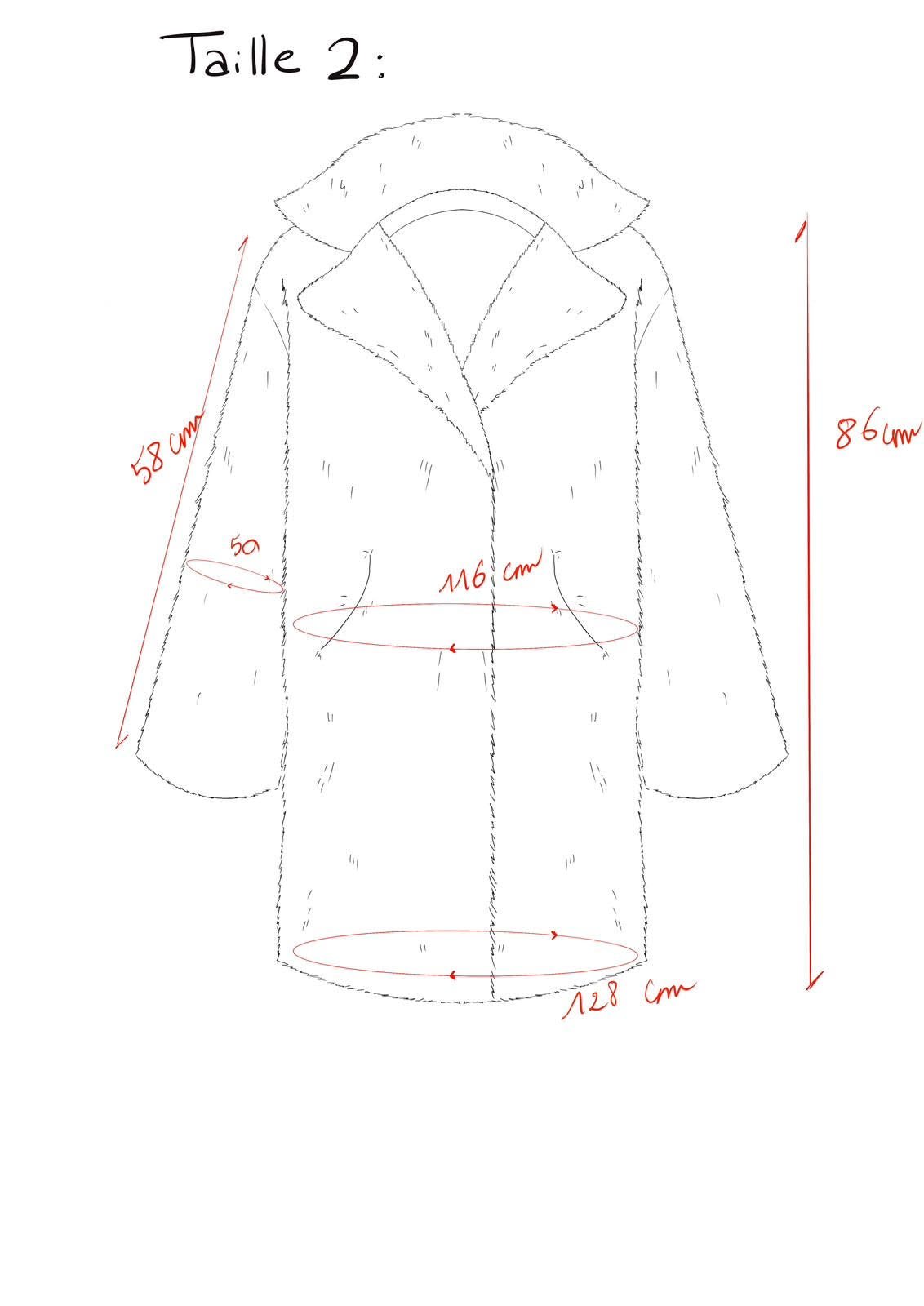 Manteau en Fourrure Vegan Babylone Chocolat - Ashoka Paris