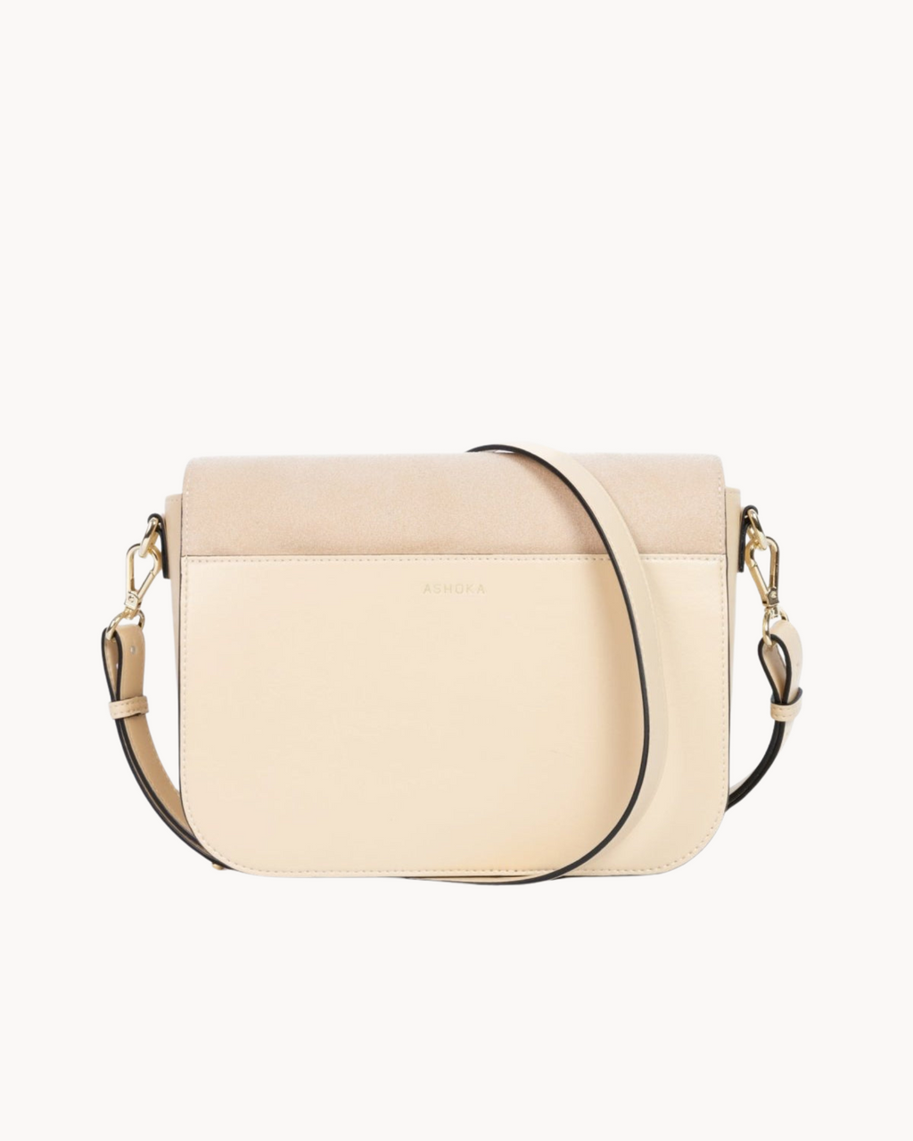 Sac vegan femme Brigitte Oxymore Bambou Sable – vue arrière avec poche extérieure