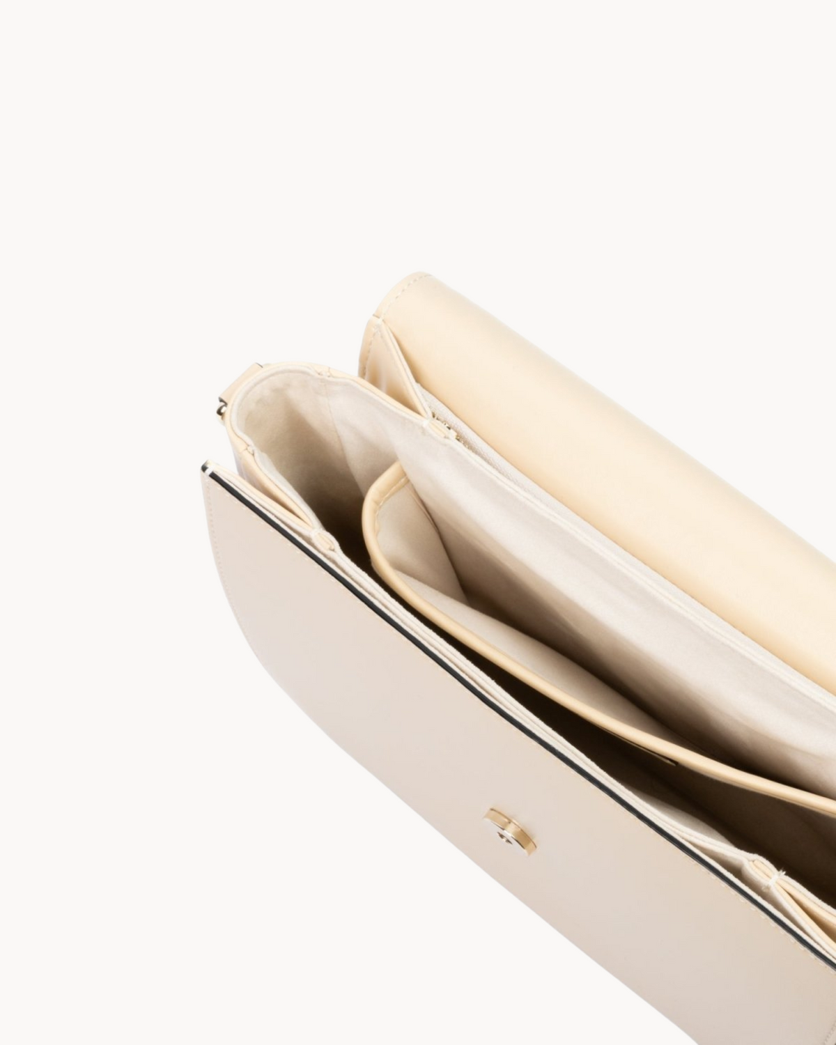 Sac Brigitte Oxymore Sable en matière à base de bambou, intérieur avec compartiments