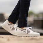 Running sneakers Homme Lewis blanche - Running éthique, écoresponsable et vegan.