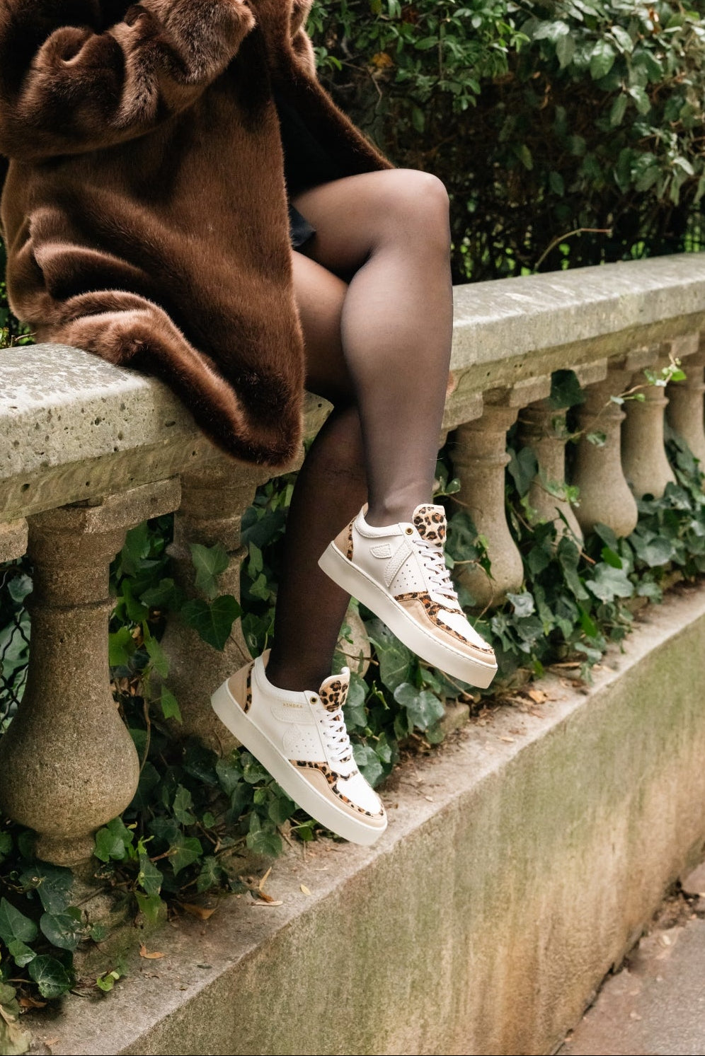 Mateo Basse Sneakers Léopard Ashoka Paris, confection vegan et éthique, design stylé et durable