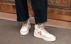 Sneaker Matéo Montante Biosourcée & Recyclée Trio de Rose - Ashoka Paris