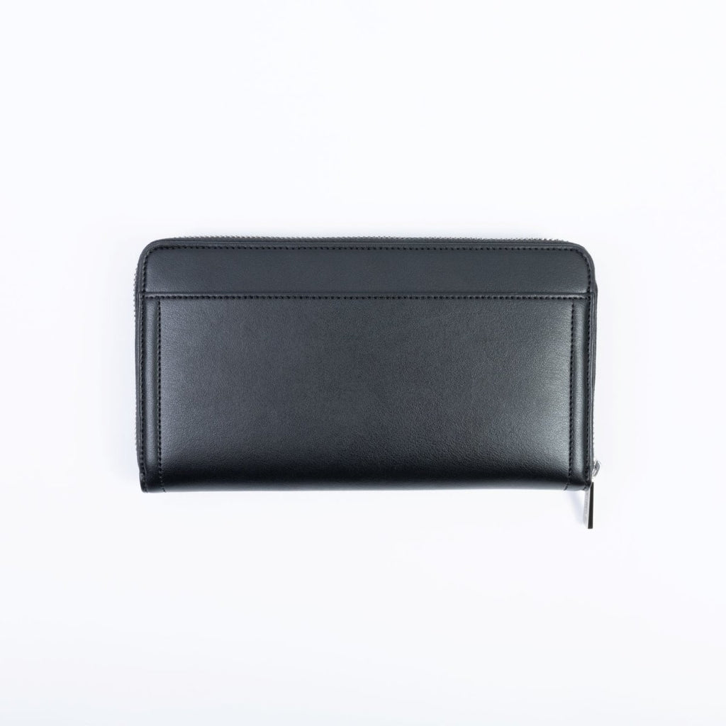 Portefeuille compagnon en cuir noir hermétique Portefeuille compagnon en cuir noir hermétique